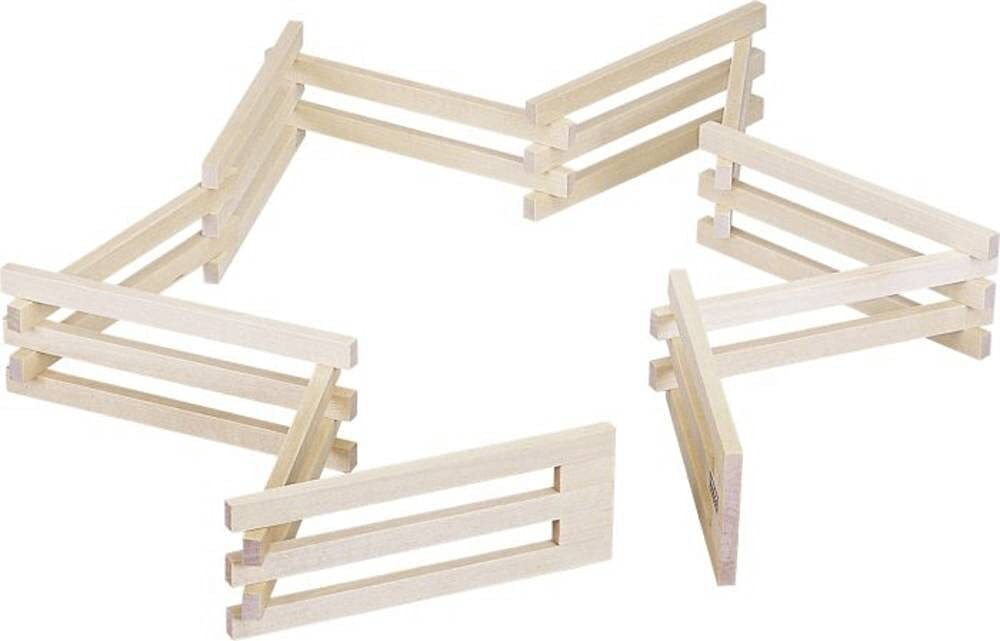 VEDES Großhandel G SpielMaus wood Zaun, faltbar