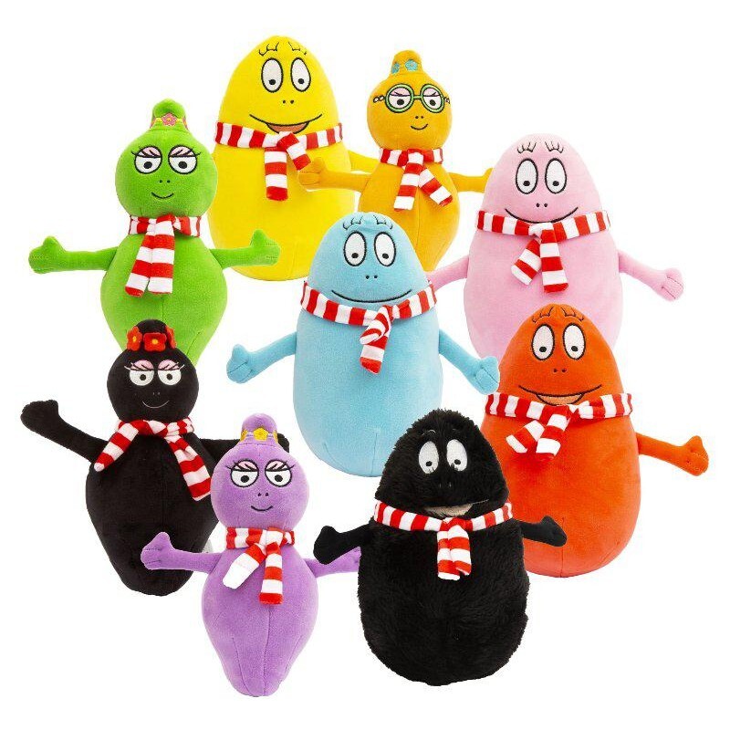 Giochi Preziosi - Barbapapà - Peluche con Sciarpa 20 cm (9 modelli assortiti) -