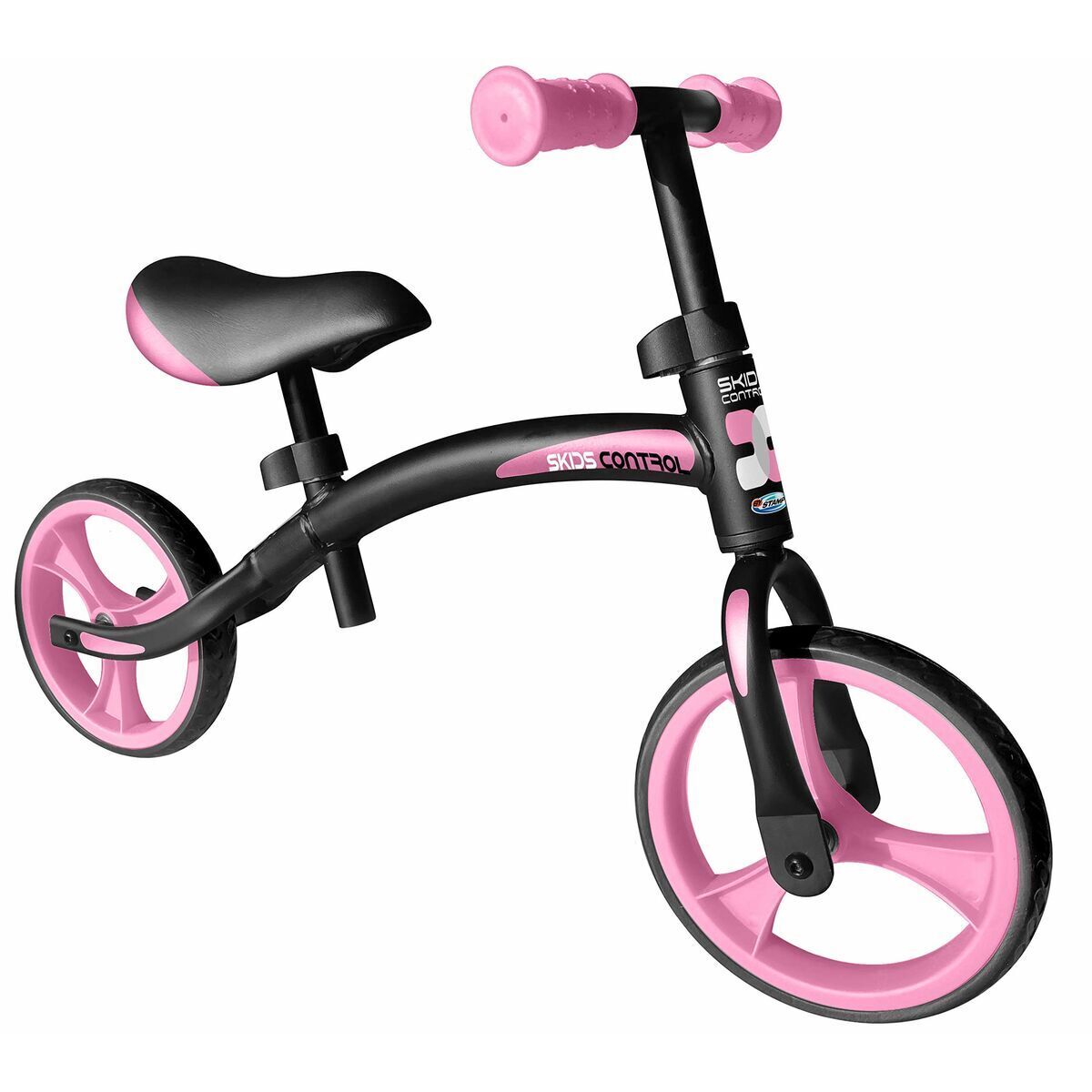 Bicicletta per Bambini SKIDS CONTROL   Senza pedali Nero Rosa