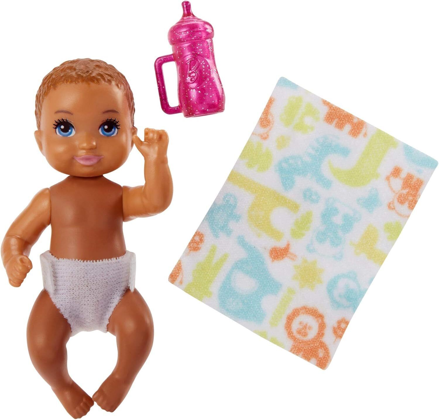 Barbie Bambino Bruna Mattel FHY78 | Babysitter | Famiglia Bambola