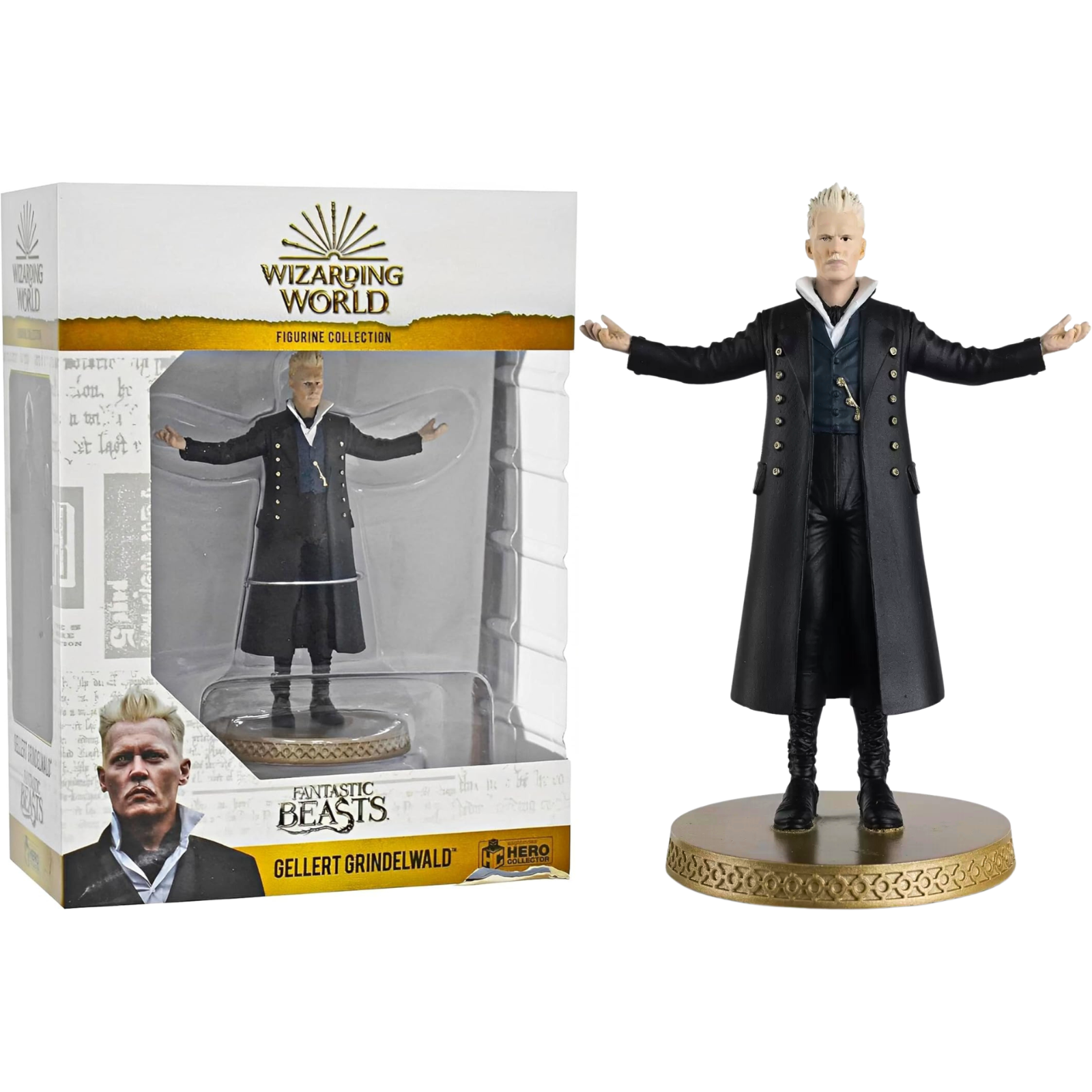 Wizarding World Personaggio Fantastic Beasts Gellert Grindelwald 18 Eaglemoss