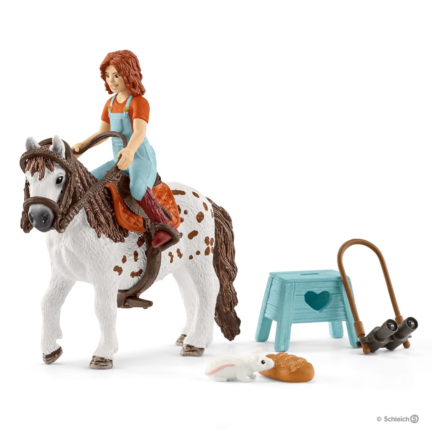 MIA E SPOTTY cavalli HORSE CLUB schleich 42518 cavallerizza PONY SHETLAND set KI