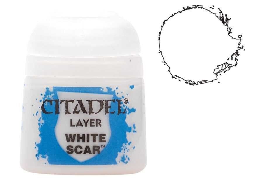 White Scar Citadel colore Warhammer bianco layer 12 ml