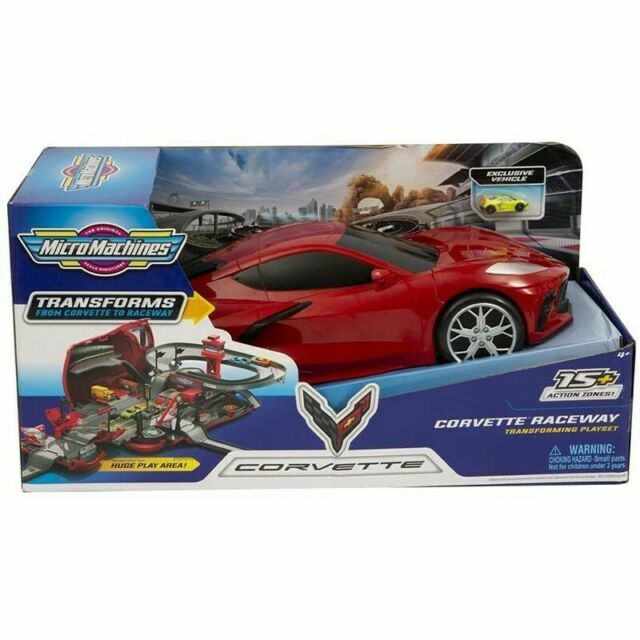 GRANDI GIOCHI MICRO MACHINES PLAYSET TRASFORMABILE CORVETTE
