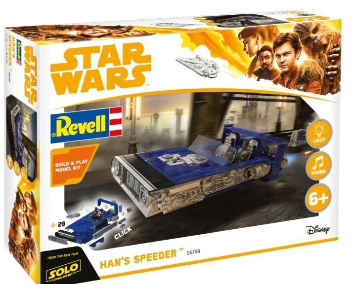 Revell - SPEEDER HAN SOLO     STAR WARS KIT AD INCASTRO SENZA COLLA