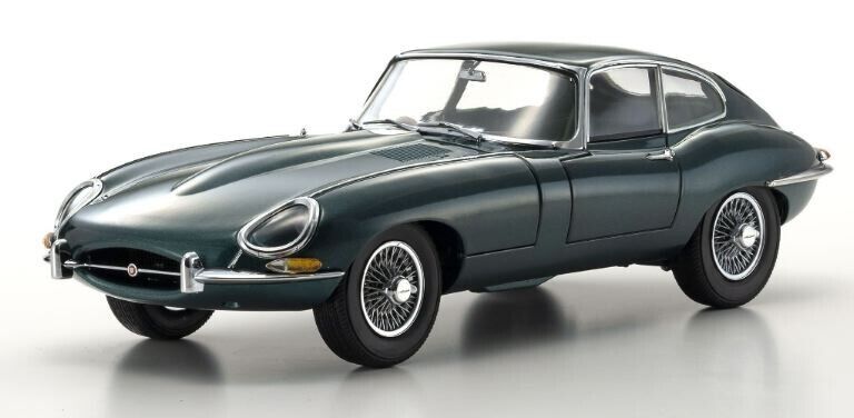 Kyosho Die Cast - Jaguar E Type verde scuro opalescente 1/18