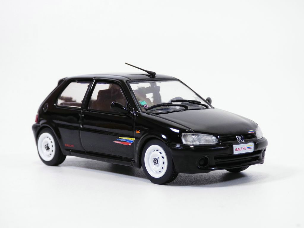 PEUGEOT 106 RALLYE phase 2 noir 1/43