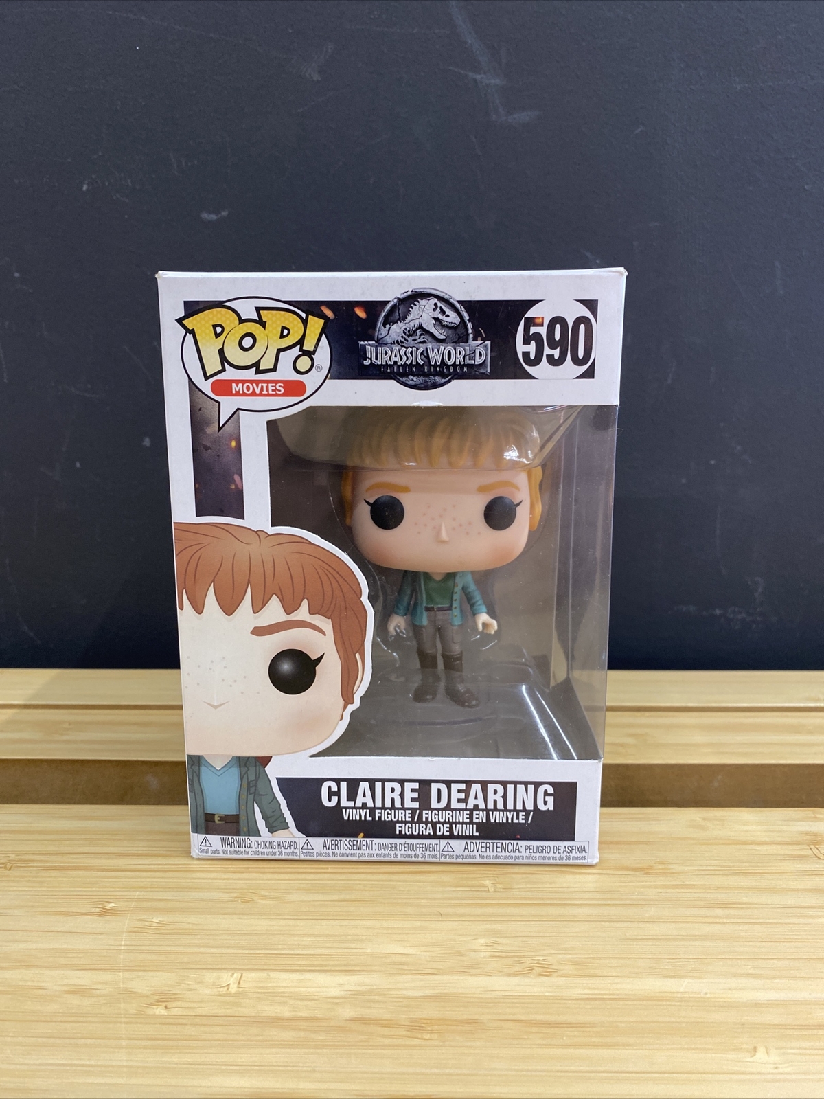 Jurassic World 2 Claire Dearing POP Movies #590 Vinyl Figure FUNKO