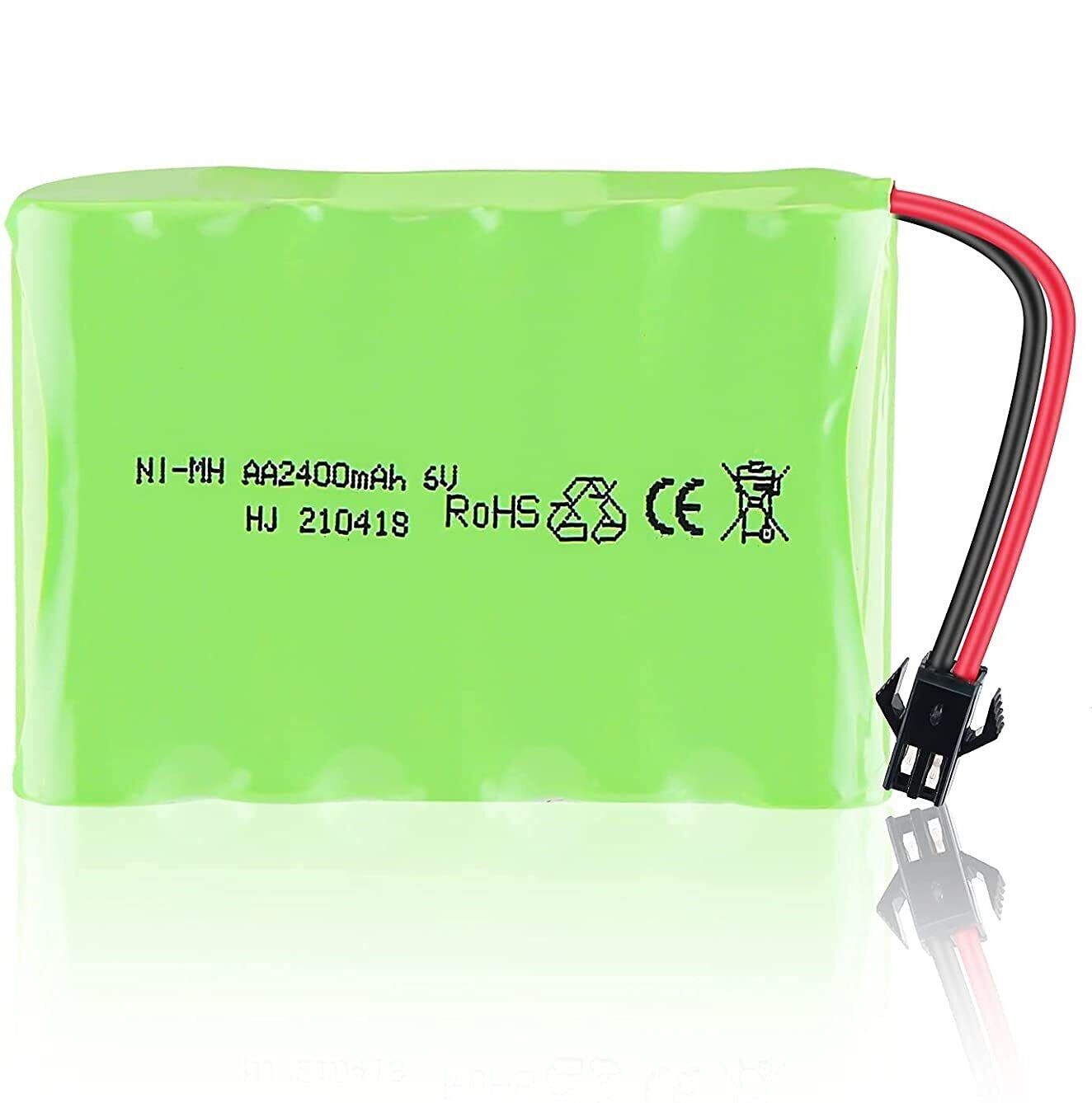 YUNIQUE GREEN-CLEAN-POWER - Batteria Ricaricabile 6V Ni-MH 2400mAh | Per Cont...