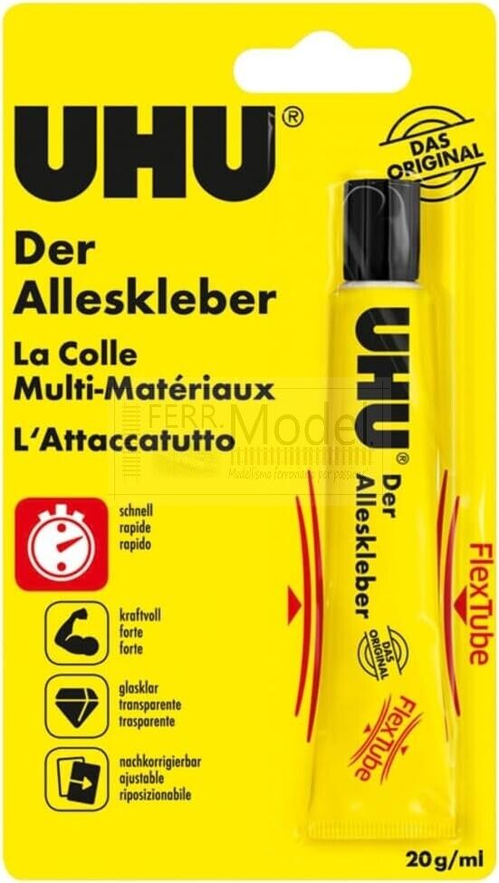 UHU 46405 - Adesivo universale UHU 20g/ml