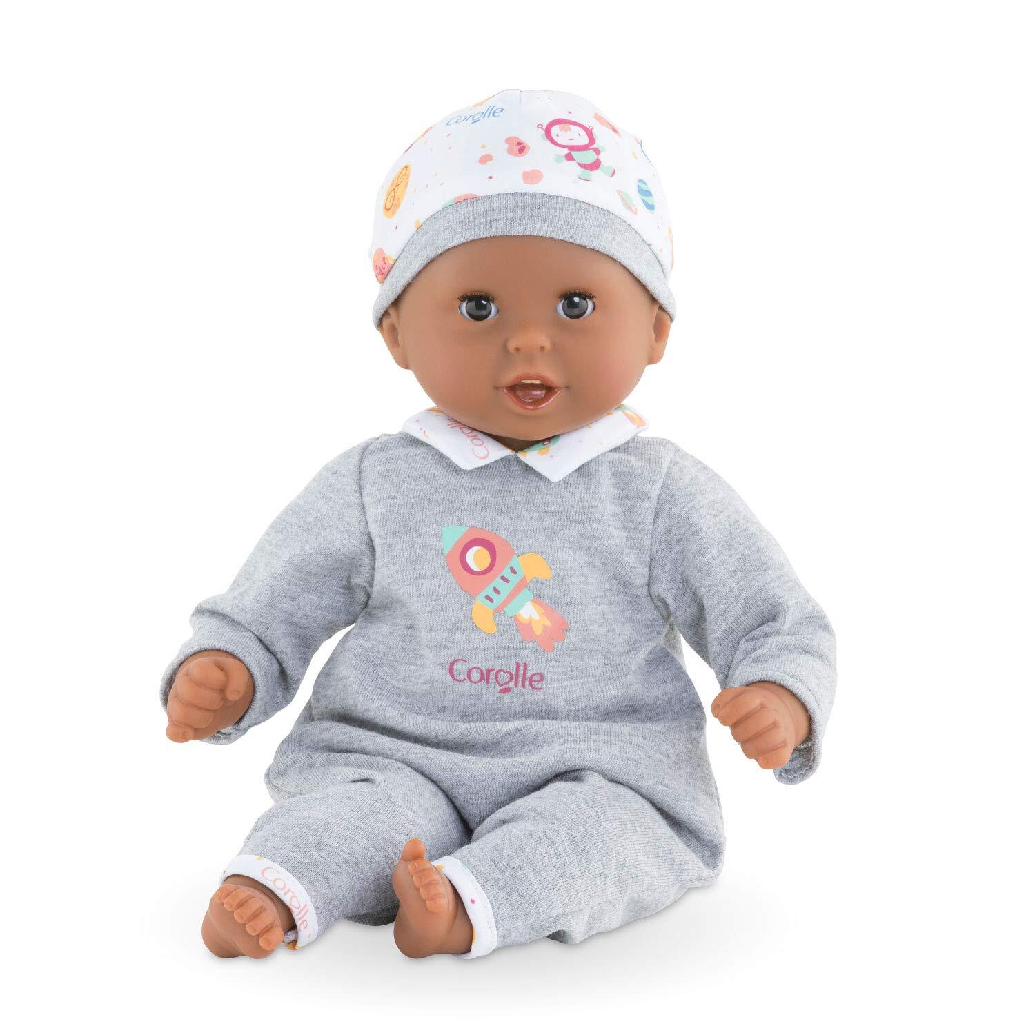 Corolle 9000100480 BABY CALIN MARIUS Mon Premier Poupon Hug, Grey, 12 inches