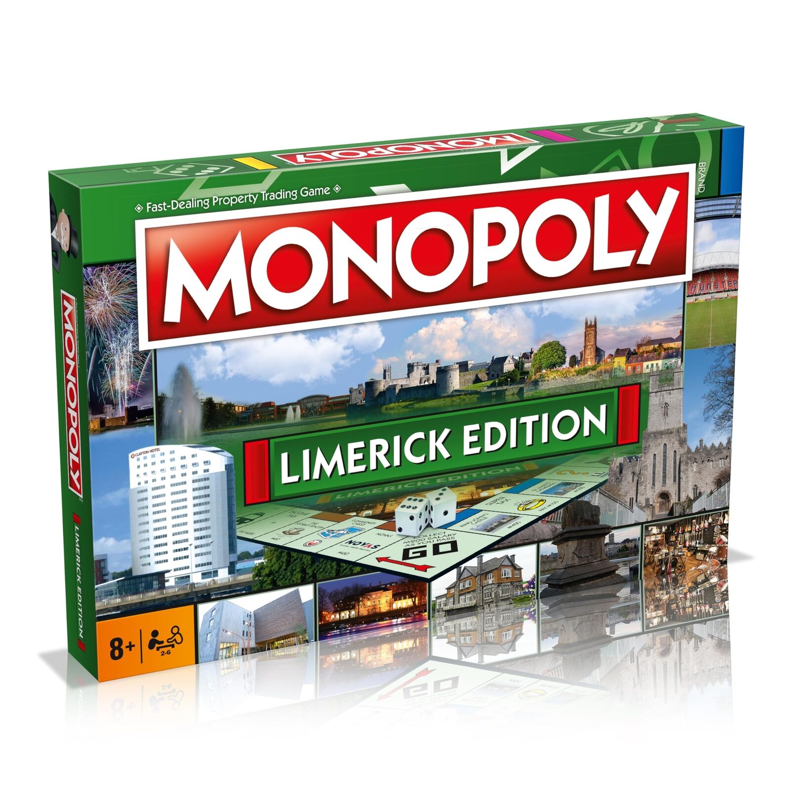 Winning Moves Limerick Monopoly Board Game, Advance to Limerick Writer's Centre,