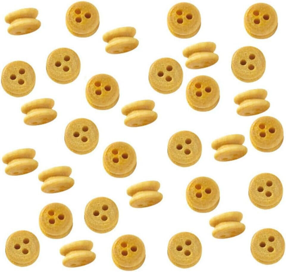 Occre Ref. 17004 - Bigotte in bosso (Deadeyes) 5 mm - confezione da 18 pezzi