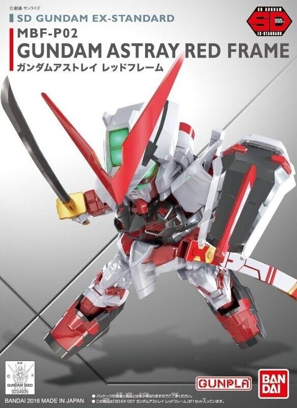 BANDAI SD EX STANDARD GUNDAM RED FRAME MODEL KIT GUNPLA