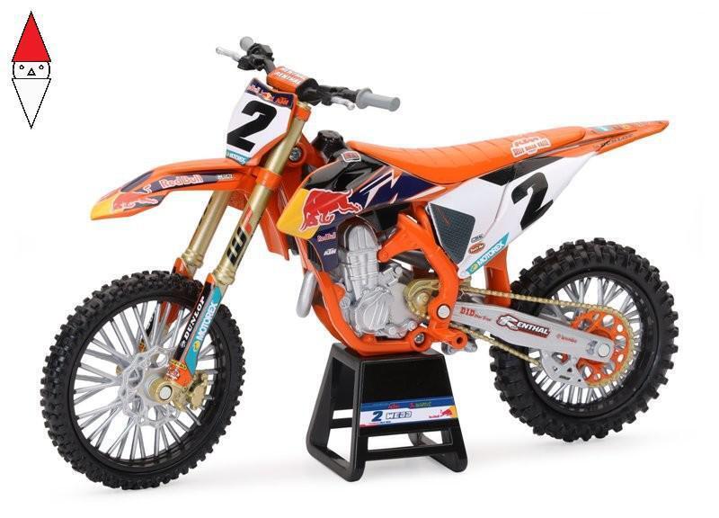 MODELLINO STATICO NEW-RAY 1/12 RED BULL KTM 450SX-F FACTORY RACING TEAM