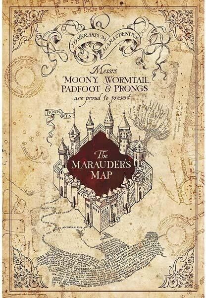 Harry Potter Poster Mappa del Malandrino 91.5 x 61 cm AbyStyle