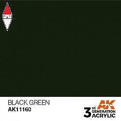 ACRILICO MODELLISMO AK INTERACTIVE BLACK GREEN 17ML