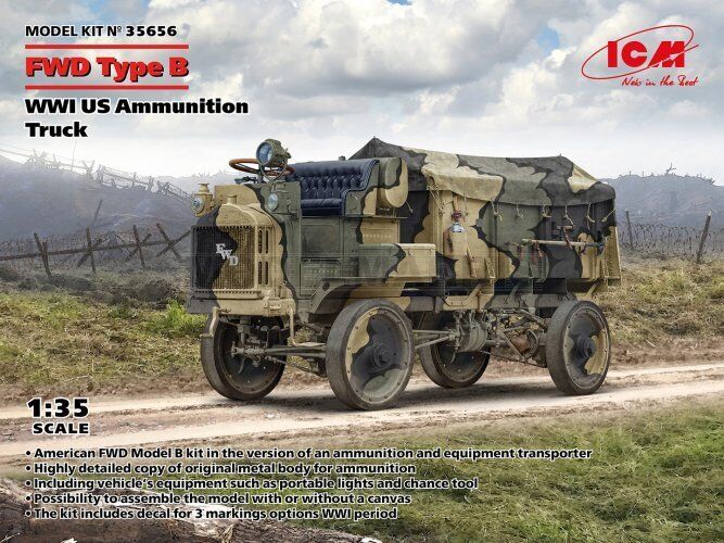 ICM 35656 1/35 FWD Type B, WWI US Ammunition Truck