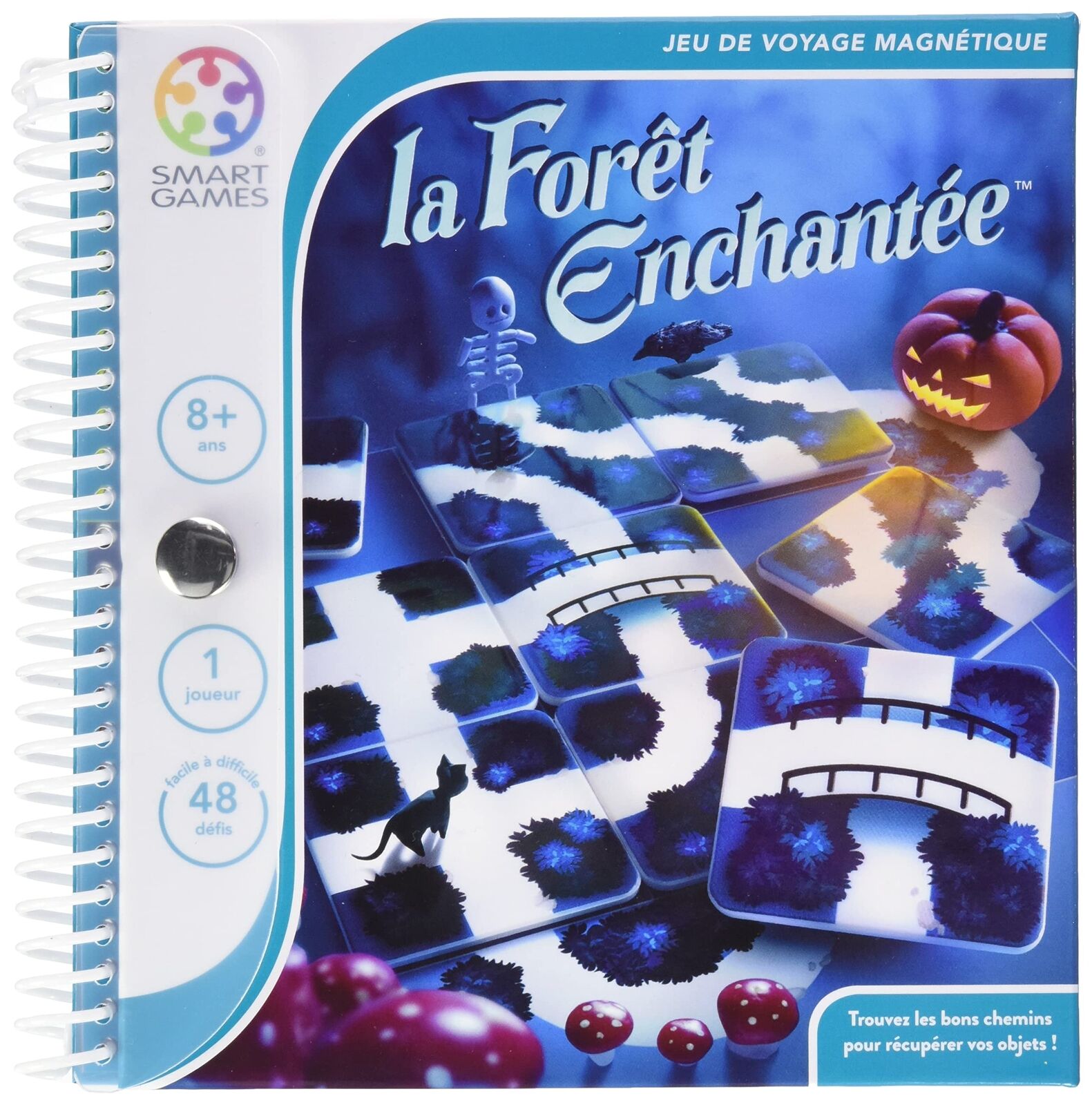 smart games - Magic Forest Magnetic Puzzle Game with 48 8+ Years