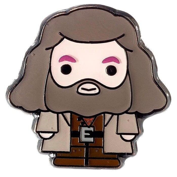 Harry Potter Spilla Distintivo Rebeus Hagrid 2 x 2 cm The Carat Shop