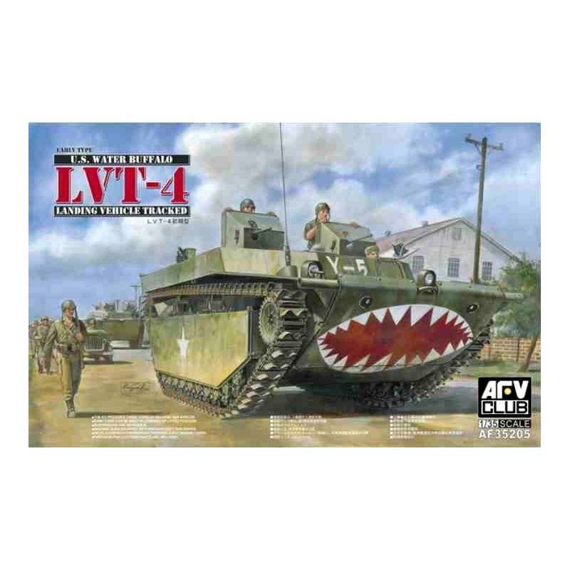 Modellino Schermato U. S. Water Buffalo Lvt-4 AFV CLUB 35205 1:3 5 Char Pro