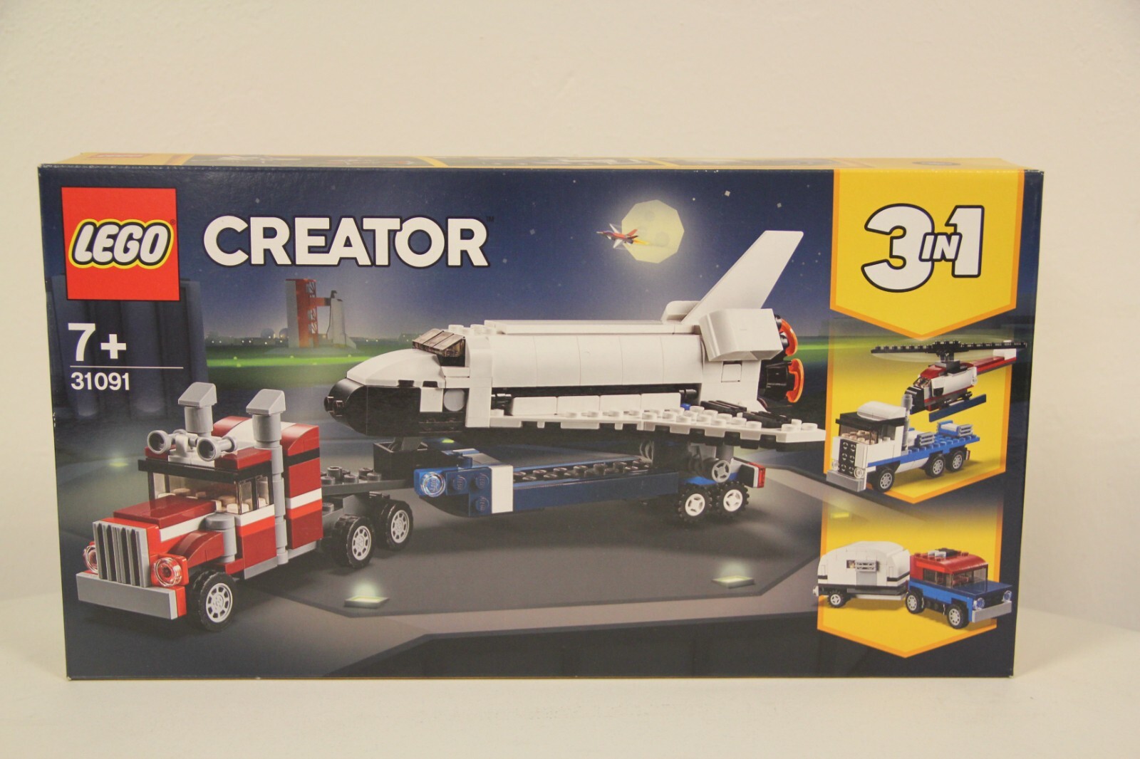 LEGO CREATOR 3 IN 1 - TRASPORTATORE DI SHUTTLE AGE 7+  PCS 341  ART 31091
