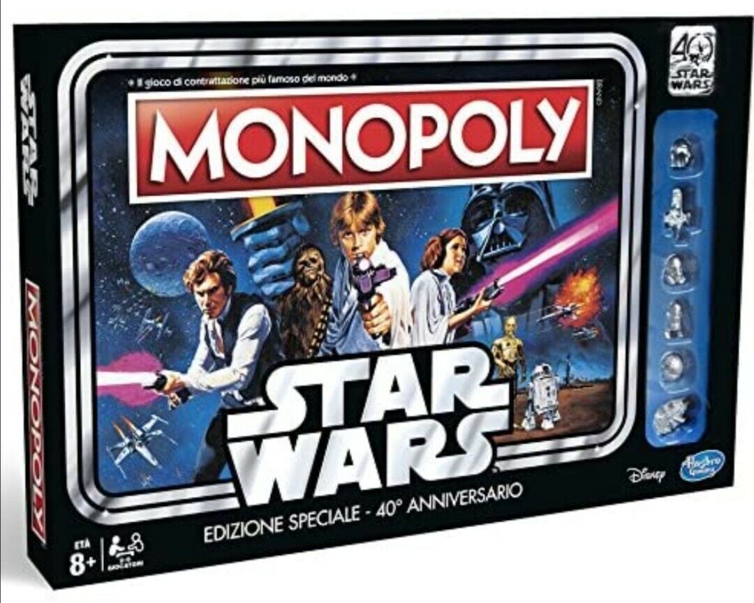 MONOPOLY STAR WARS 40° ANNIVERSARIO - VERS. ITALIANA - HASBRO C1990