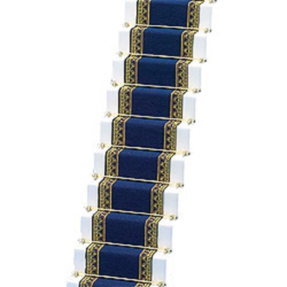 Casa Delle Bambole IN Tessuto Scale Tappeto Runner Royal Blu Miniatura Pavimenti