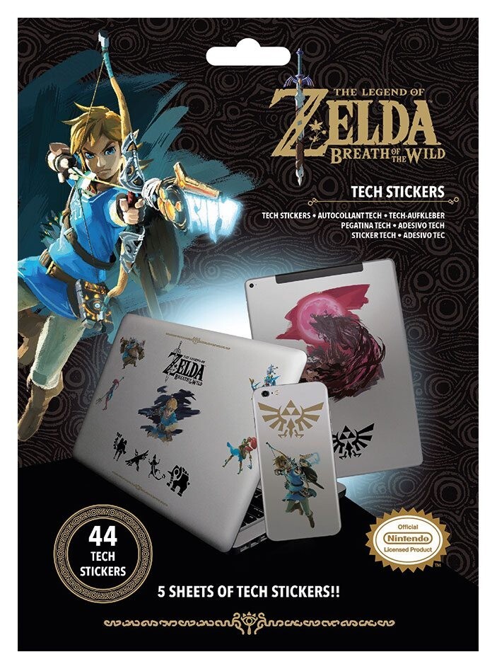 The Legend Of Zelda Tech Sticker Pack (10) Pyramid International