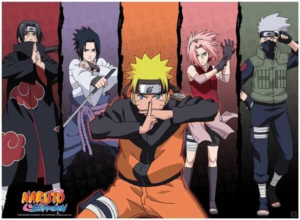 Naruto Shippuden - Poster "shippuden Group #1" (52x38)