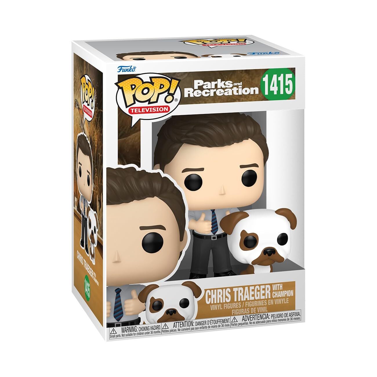 Funko POP! & Buddy: Parks & Recreation - Chris & Champion - Parks And Recreation