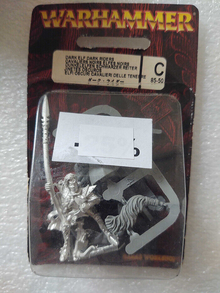 WARHAMMER FANTASY - Dark Elf Dark Riders 85-50 GAMES WORKSHOP