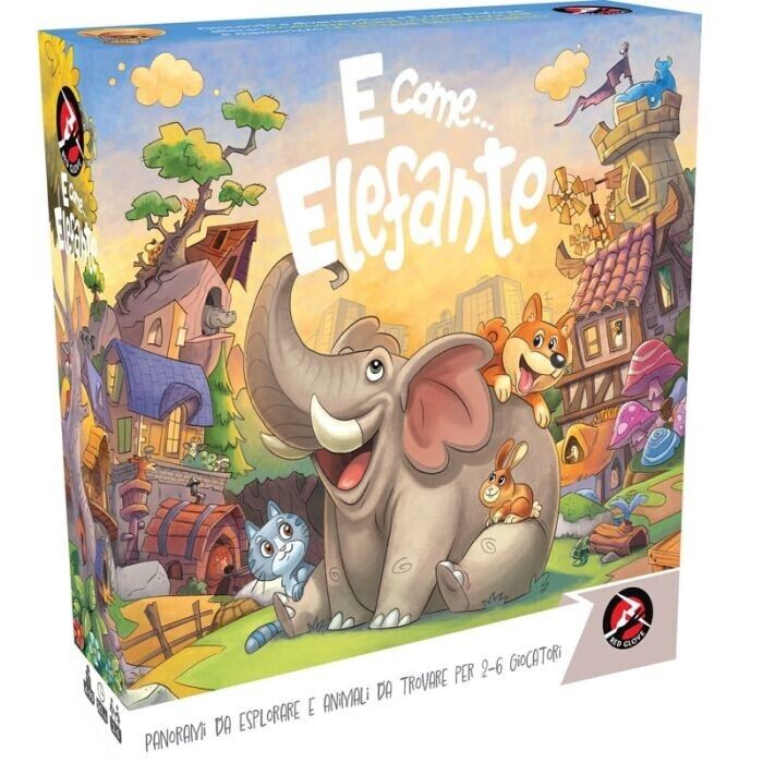 E COME ELEFANTE red glove GIOCO DA TAVOLO per bambini IN ITALIANO età 4+