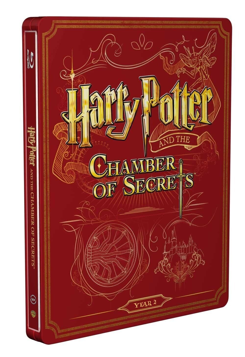 Harry Potter e La Camera dei Segreti Blu-Ray + Steelbook Warner Bros.