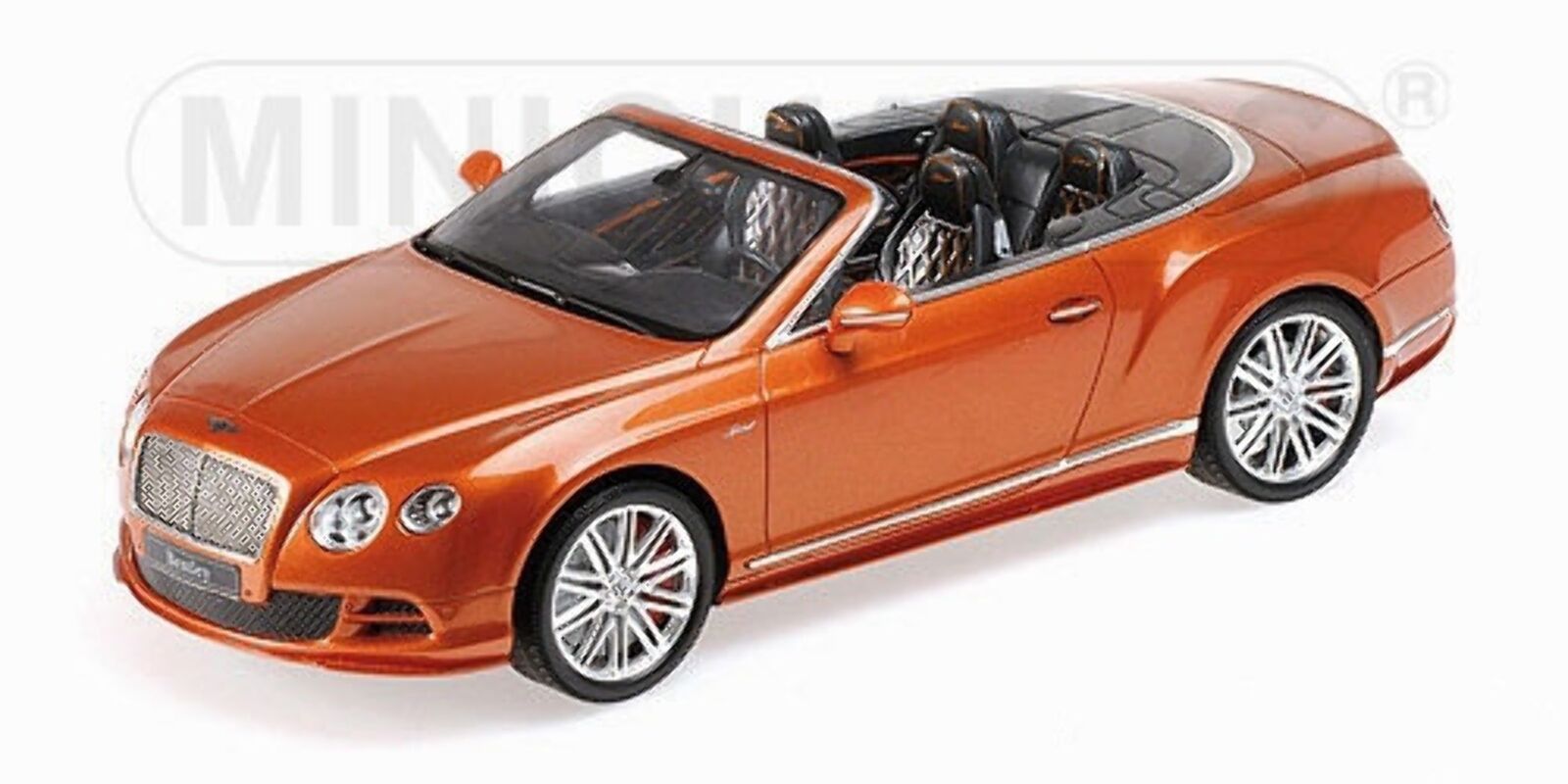 Minichamps 1/18 BENTLEY CONTINENTAL GT SPEED CONVERTIBLE 2015 ORANGE - 107139430