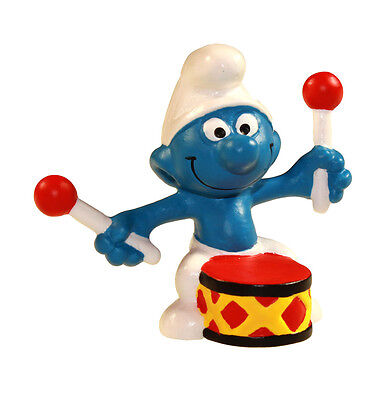 I Puffi Personaggio Puffo Tamburo 6 CM Smurfs A La Batteria 21004