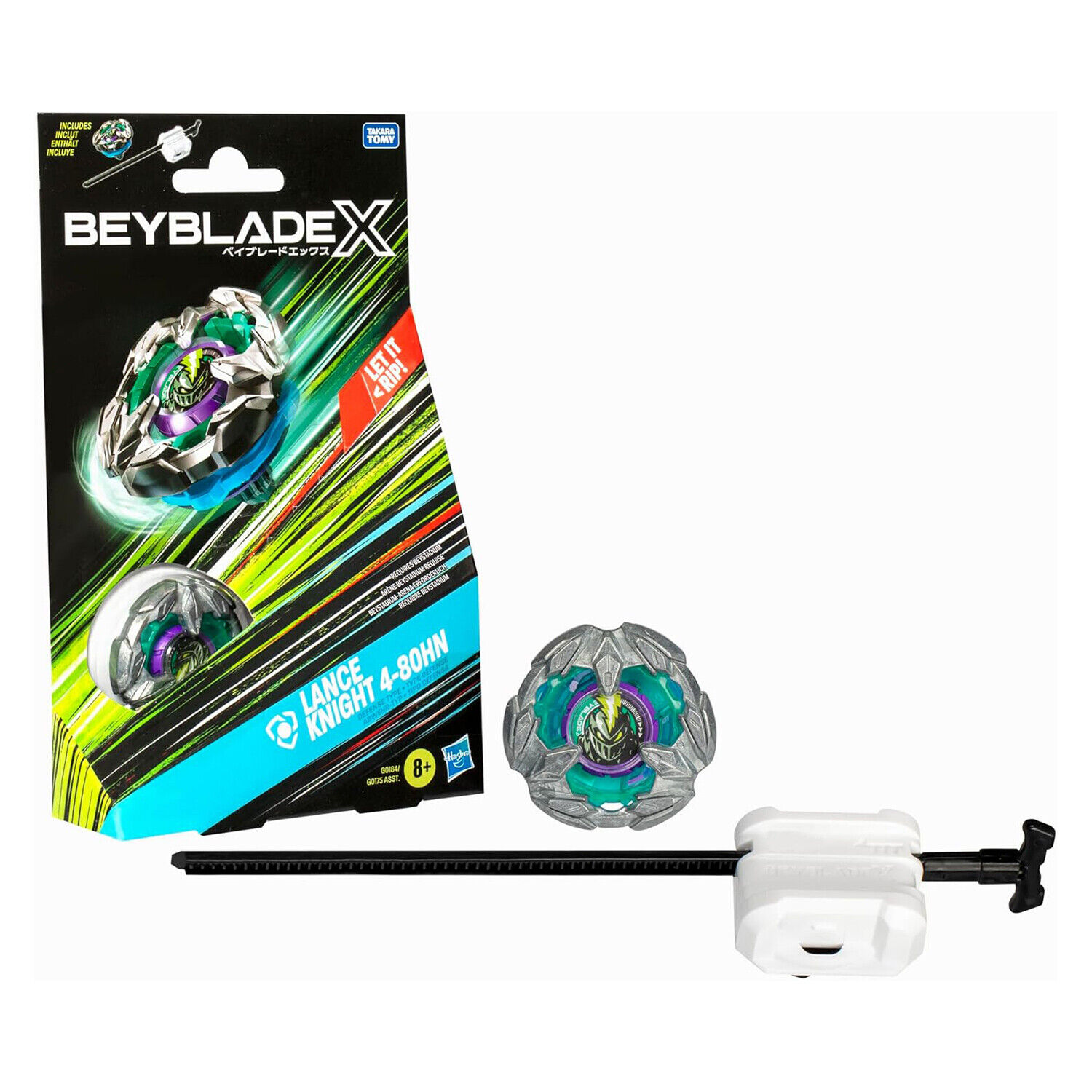 Beyblade X Starter Pack Top Lance Knight Defense 4-80HN BEYBLADE - X52630