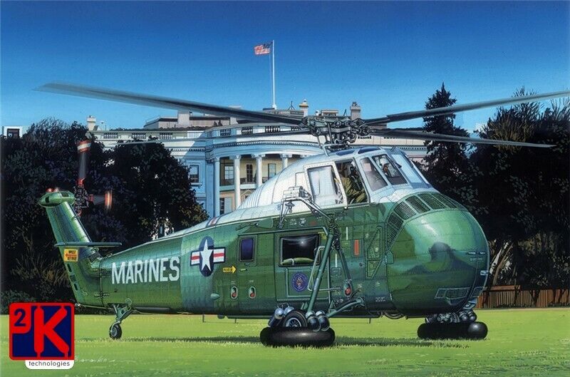 Trumpeter 02885 VH-34D ' Marine One' Aereo Plastica Kit 1/48 Scala - T48