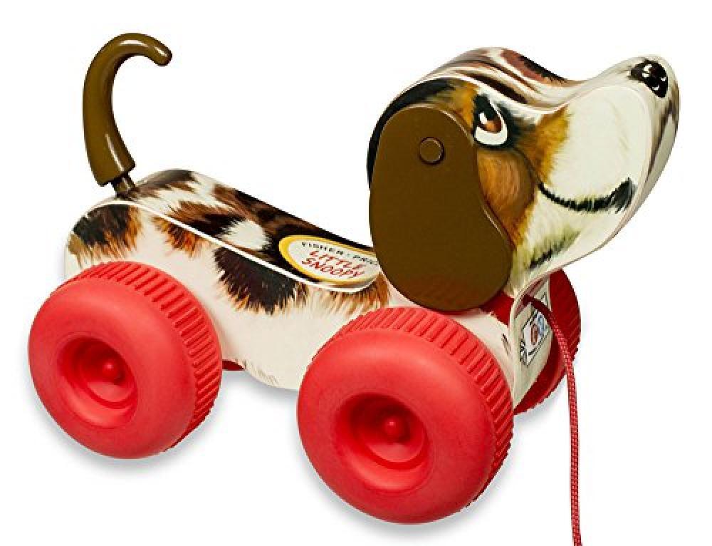 Fisher-Price Classics - Giocattolo da Tirare, Motivo: Piccolo Snoopy - NUOVO