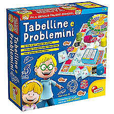 tabelline e problemini gioco lisciani 5-10 48885 primaria