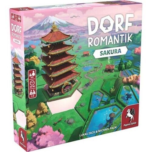 Dorfromantik Sakura New Boardgame by Pegasus Spiele in English