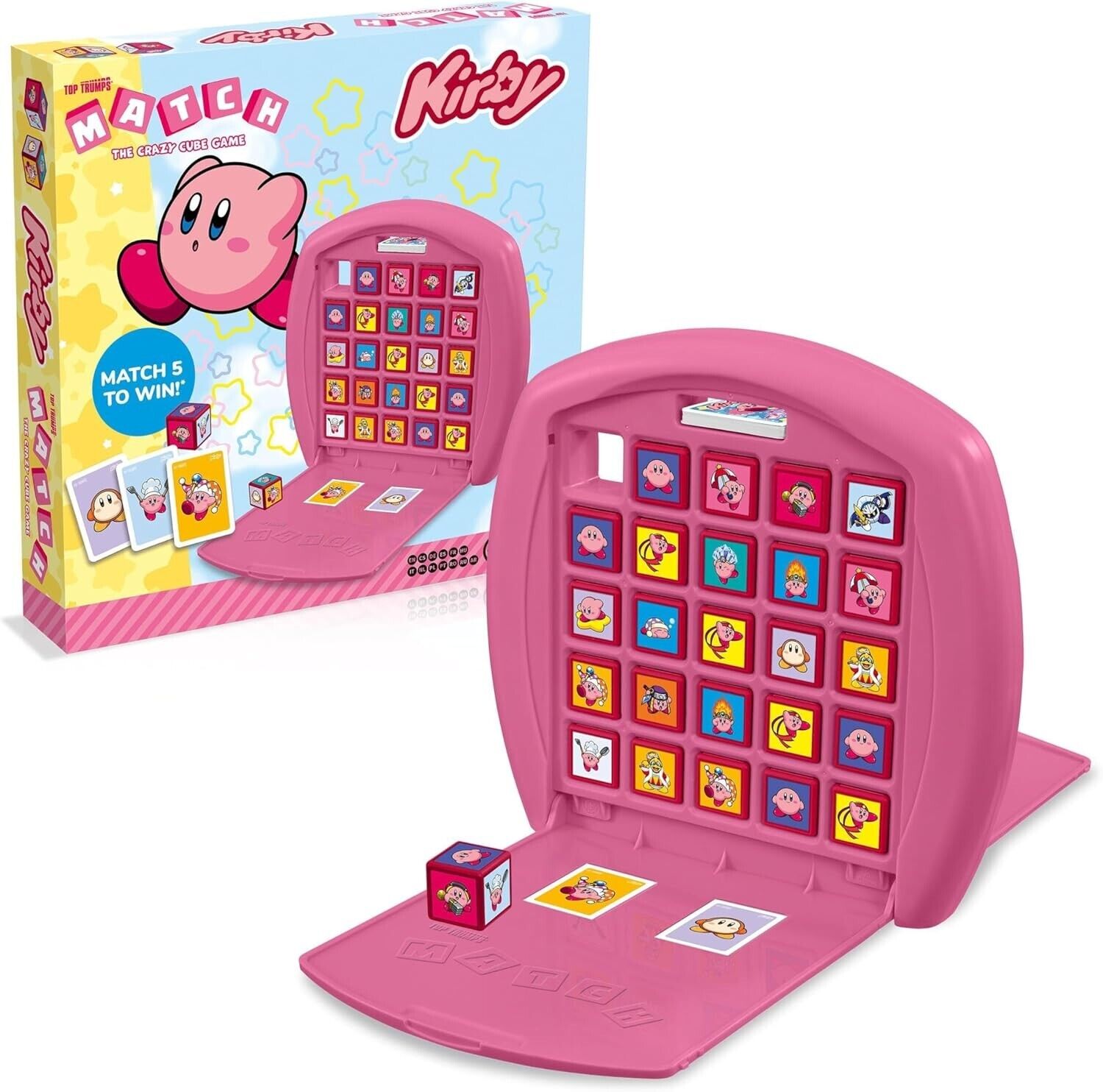 Top Trumps Kirby Partita Gioco da Tavolo The Pazzo Cubo Gioco Età 4+