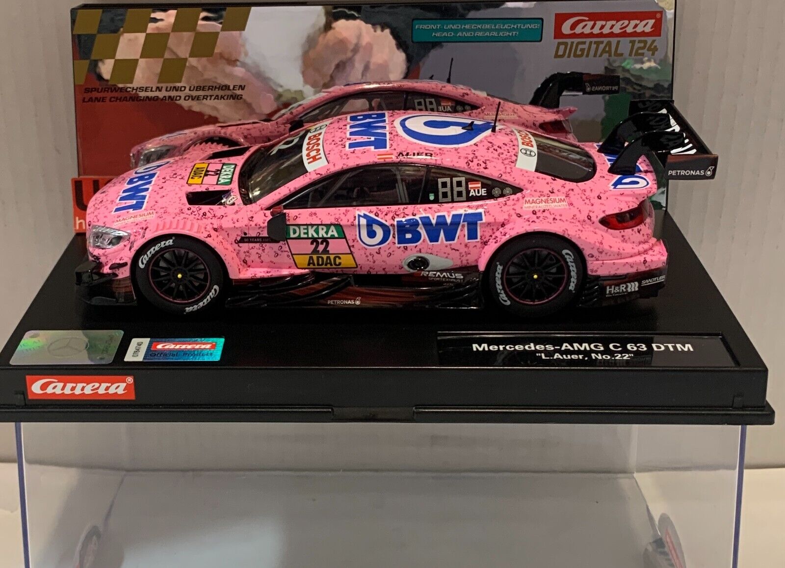 Slot Car carrera exclusiv 23918 Mercedes-Amg C 63 #22 DTM Bwt L. Auer DIGITAL1 /
