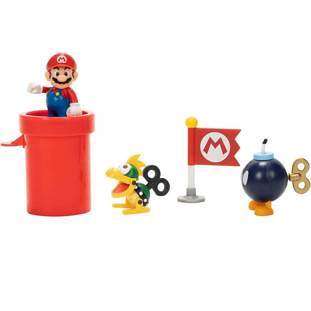 JAKKS PACIFIC NINTENDO SUPER MARIO AIRSHIP DIORAMA SET