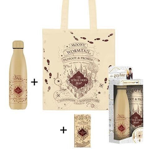 Harry Potter Set di 3 Prodotti Mappa del Malandrino Distrineo