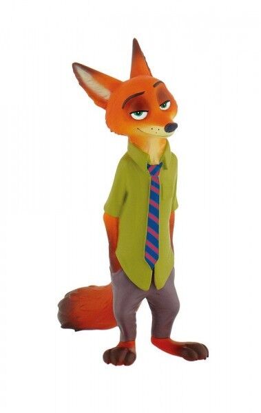 Zootopia Personaggio Nick Wilde 10 CM Disney Bullyland Figura 131701