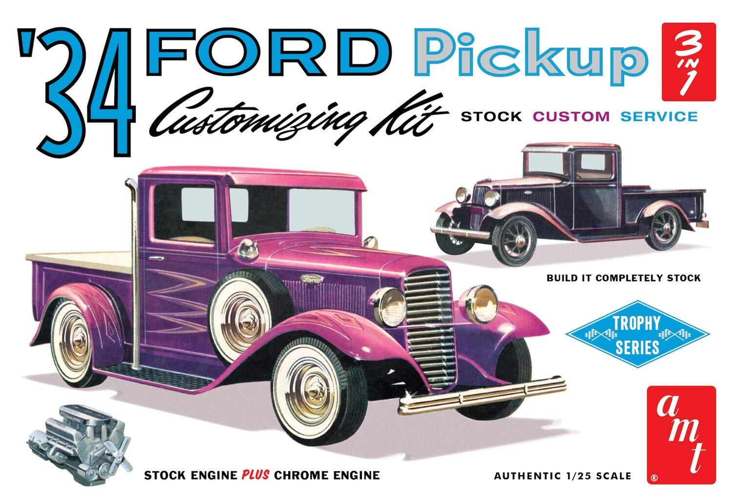 AMT AMT1120 1:25 1934 Ford Pickup, Multi