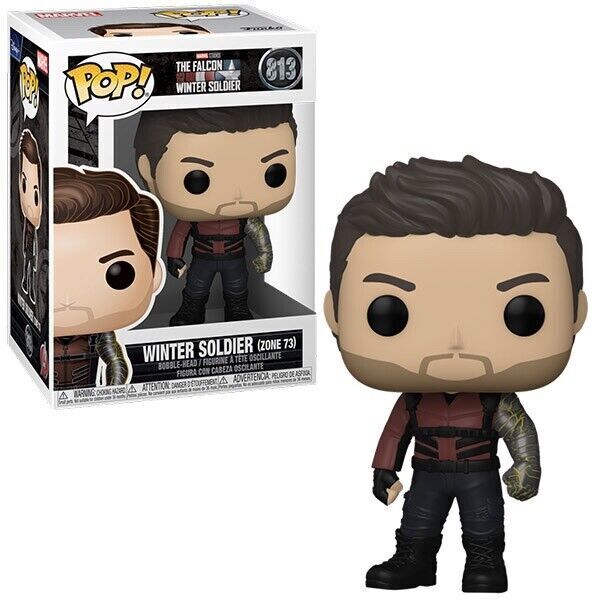 AVENGERS Figura BUCKY WINTER SOLDIER AREA 73 OUTFIT N. 813 POP FUNKO