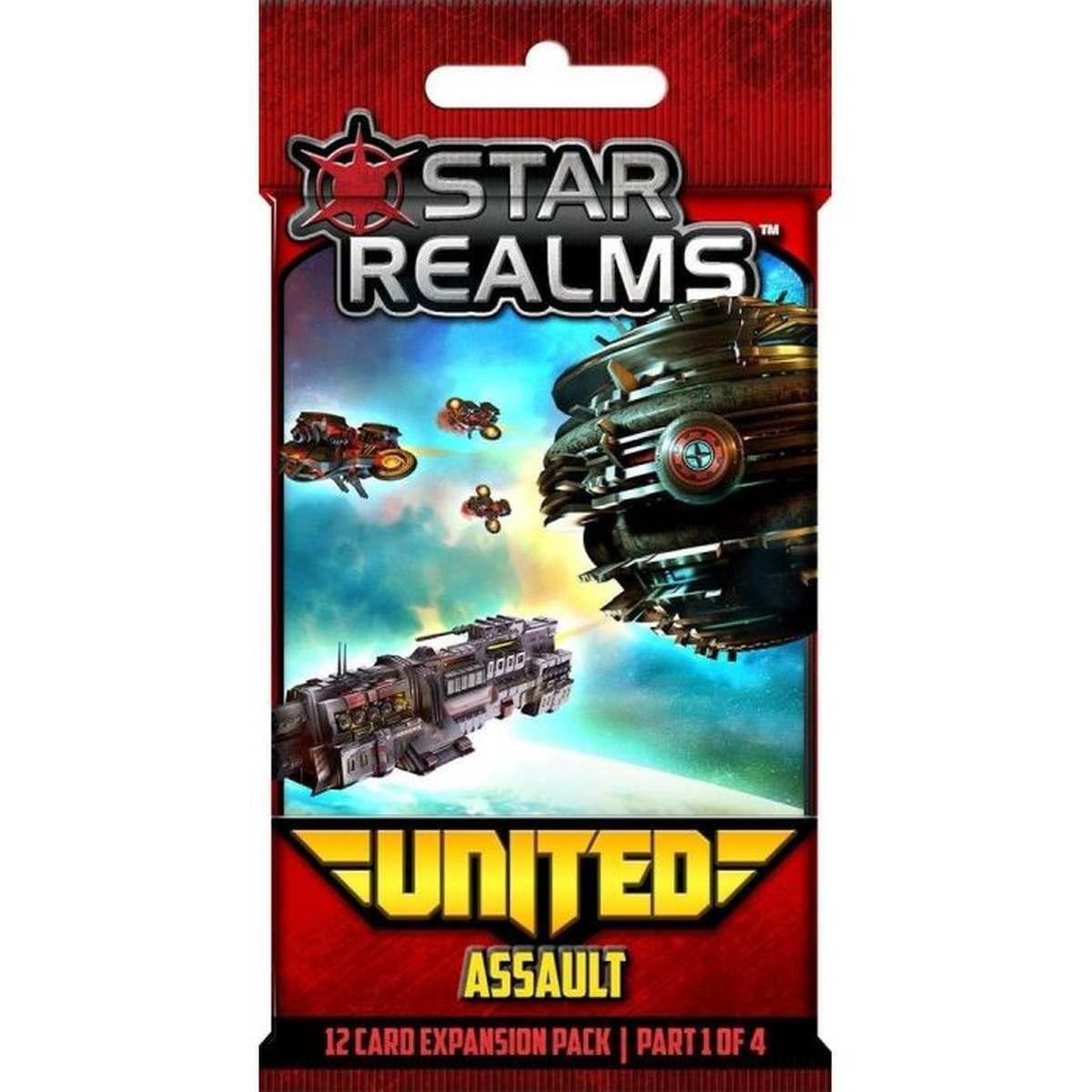 STAR REALMS - UNITED: Assalto - Espansione Gioco di Carte Italiano DEVIR