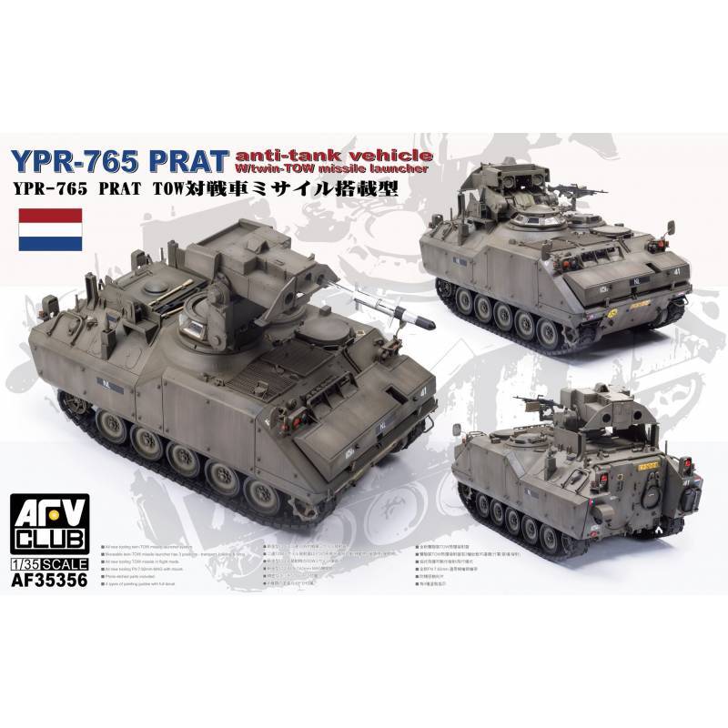 Modellino Schermato Ypr-765 Prat Con Topper Launcher AFV CLUB 35356 1:3 5 Ch